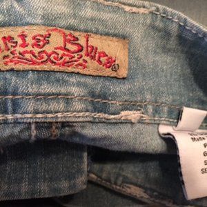 Paris Blue Athletic Apparel Shorts Active Denim Shorts